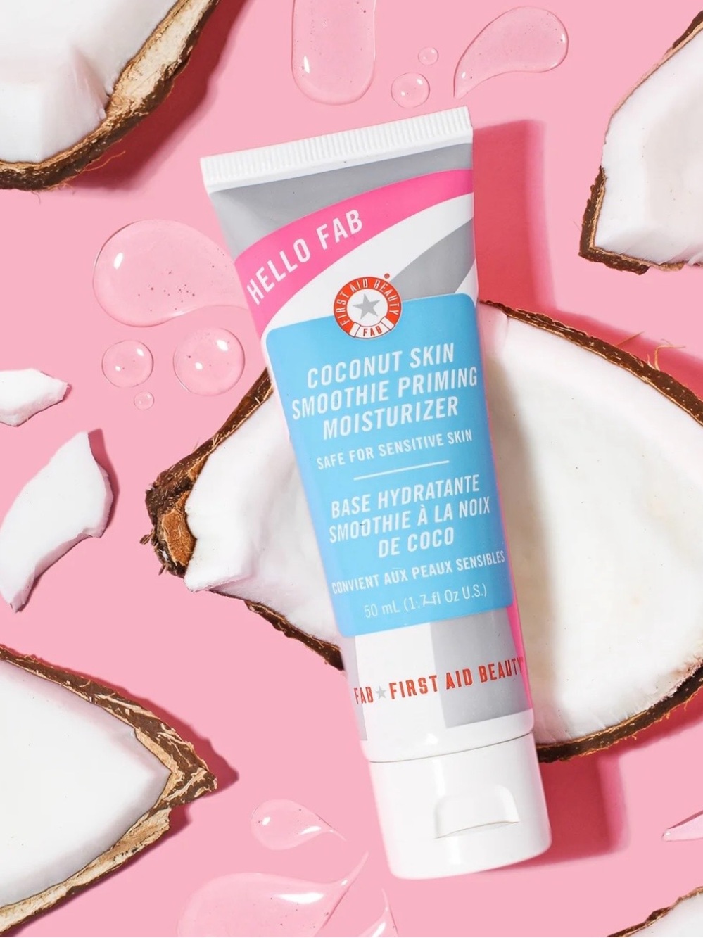 First Aid Beauty Hello Fab Coconut Skin Smoothie Priming Moisturizer
